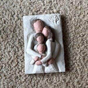 Willow Tree Pink and White Art Sculpture